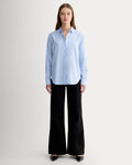 The Must-Have Shirt in Silky Cotton | Pale Blue