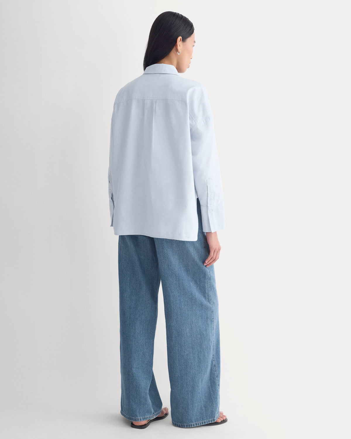 The Boxy Oxford | Light Blue