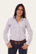 Territory Womens Pin Check Dress Shirt