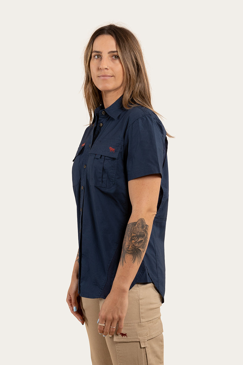 Ashburton Womens Short Sleeve Ripstop Workshirt