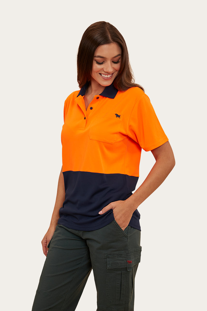 Tracks Womens Hi-Vis Polo