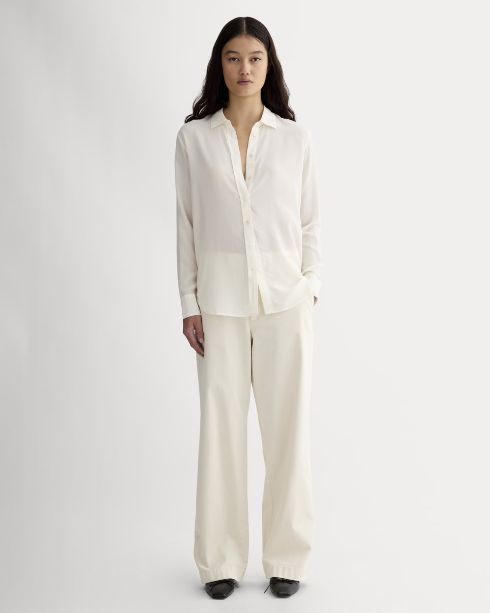 The Must-Have Shirt in Washable Silk | Off-White