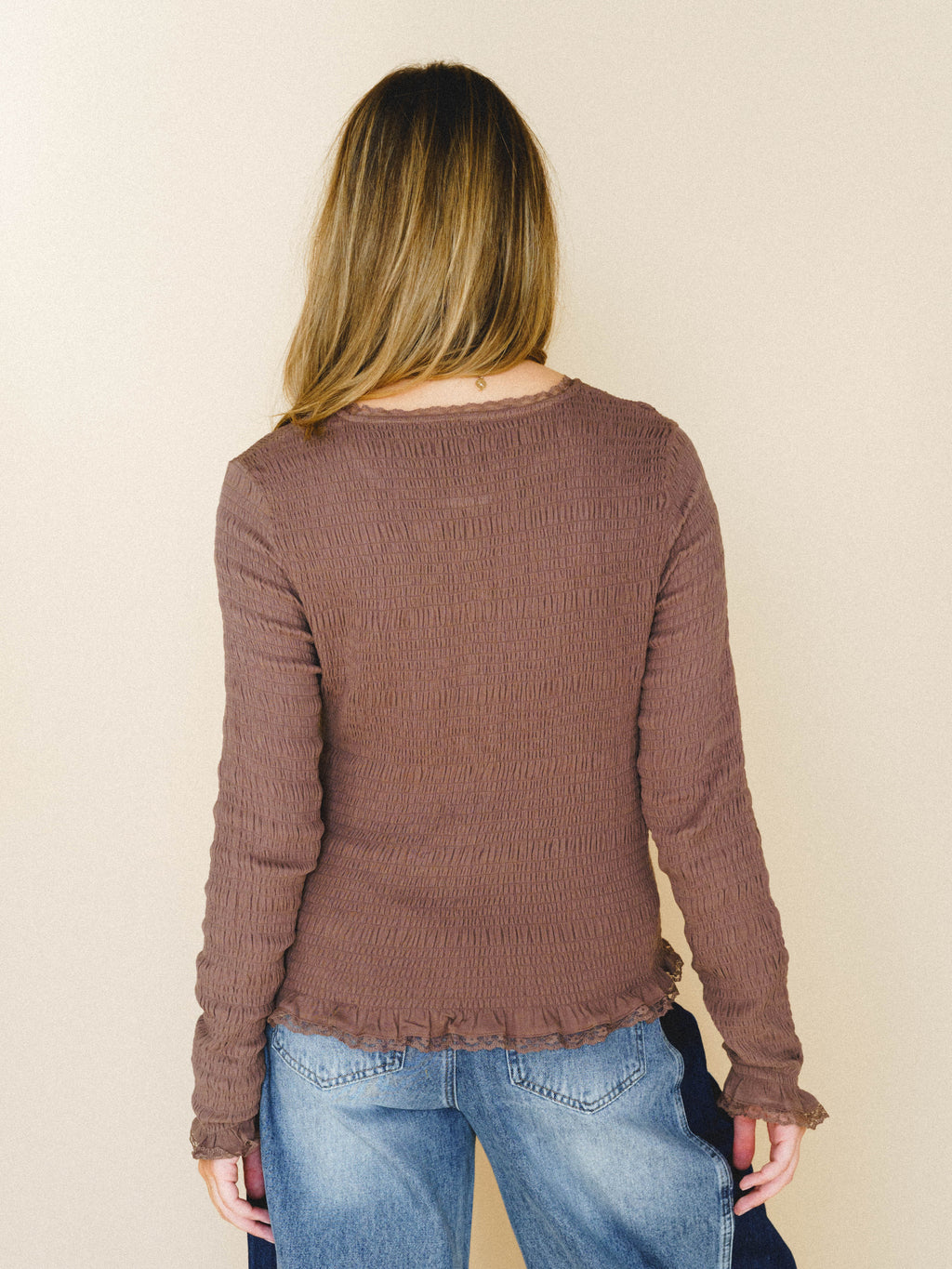 Betty Lou Blouse - Light Brown