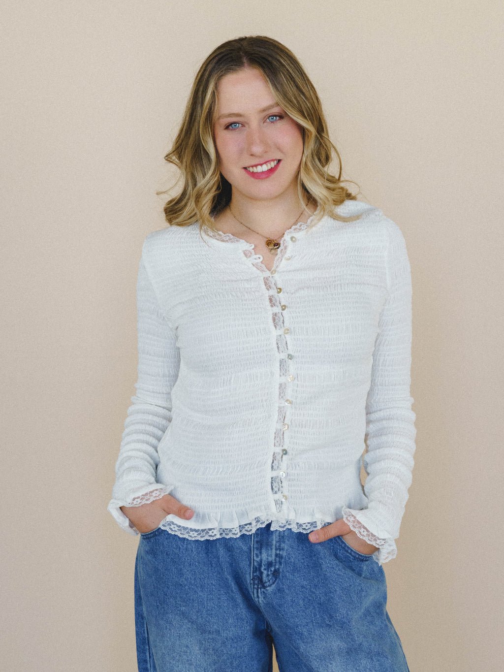 Betty Lou Blouse - Off White