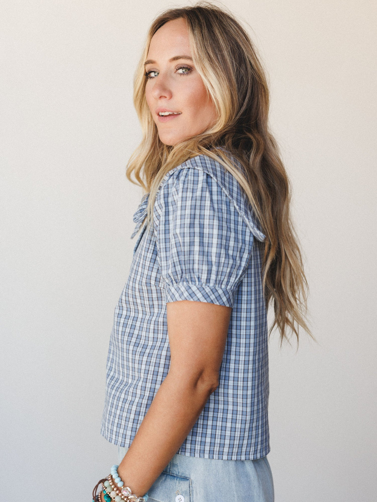 Sailor Thoughts Blouse - Dusty Blue