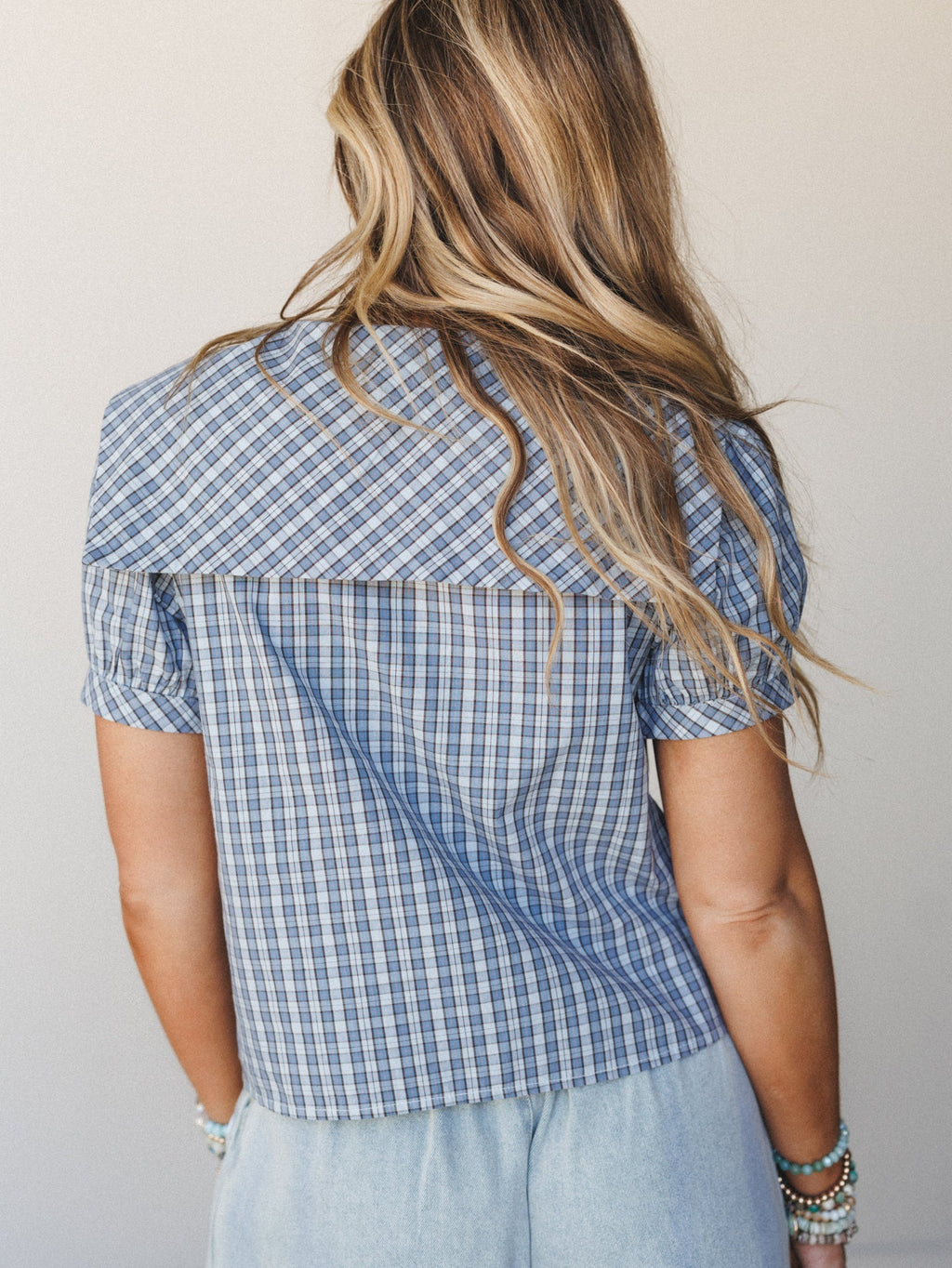 Sailor Thoughts Blouse - Dusty Blue
