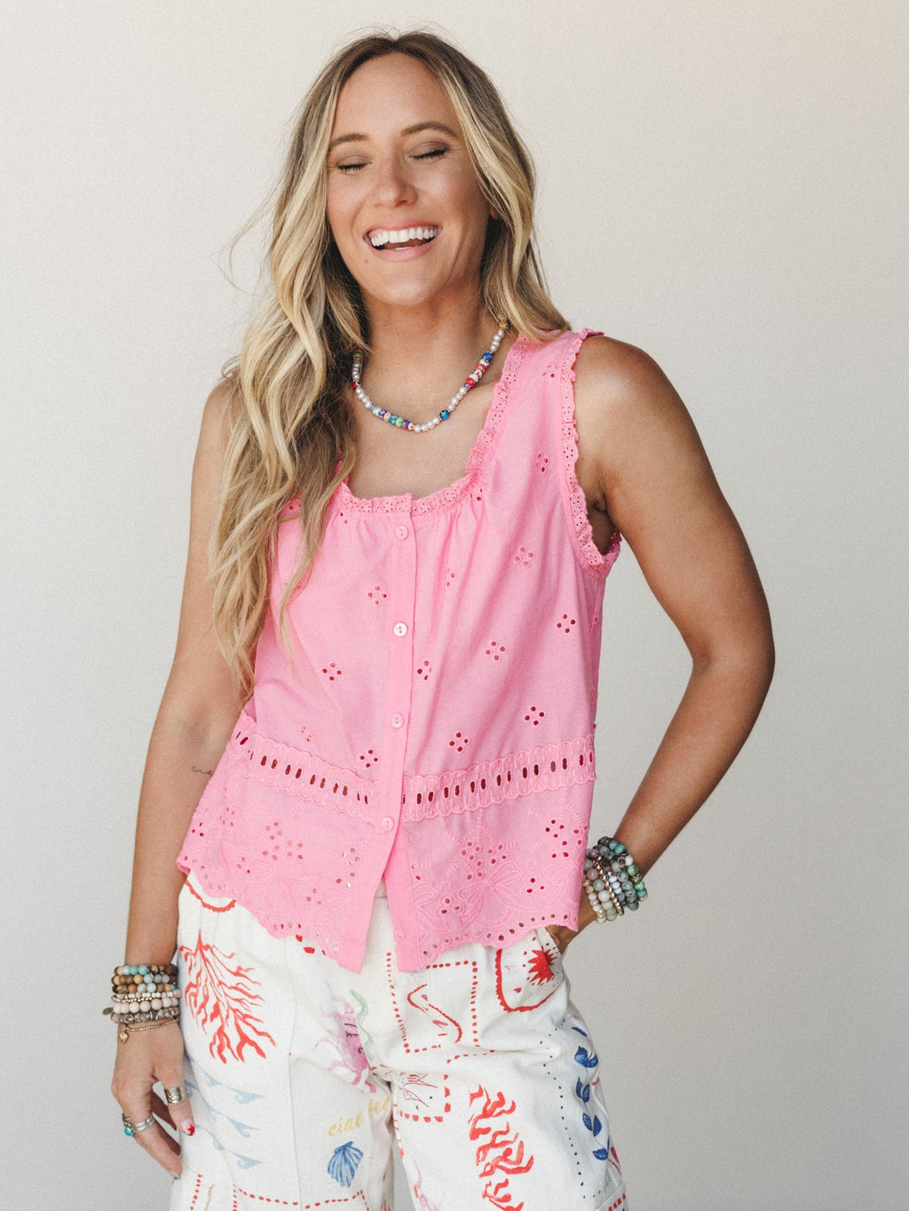 Meadow Keeper Blouse - Pink