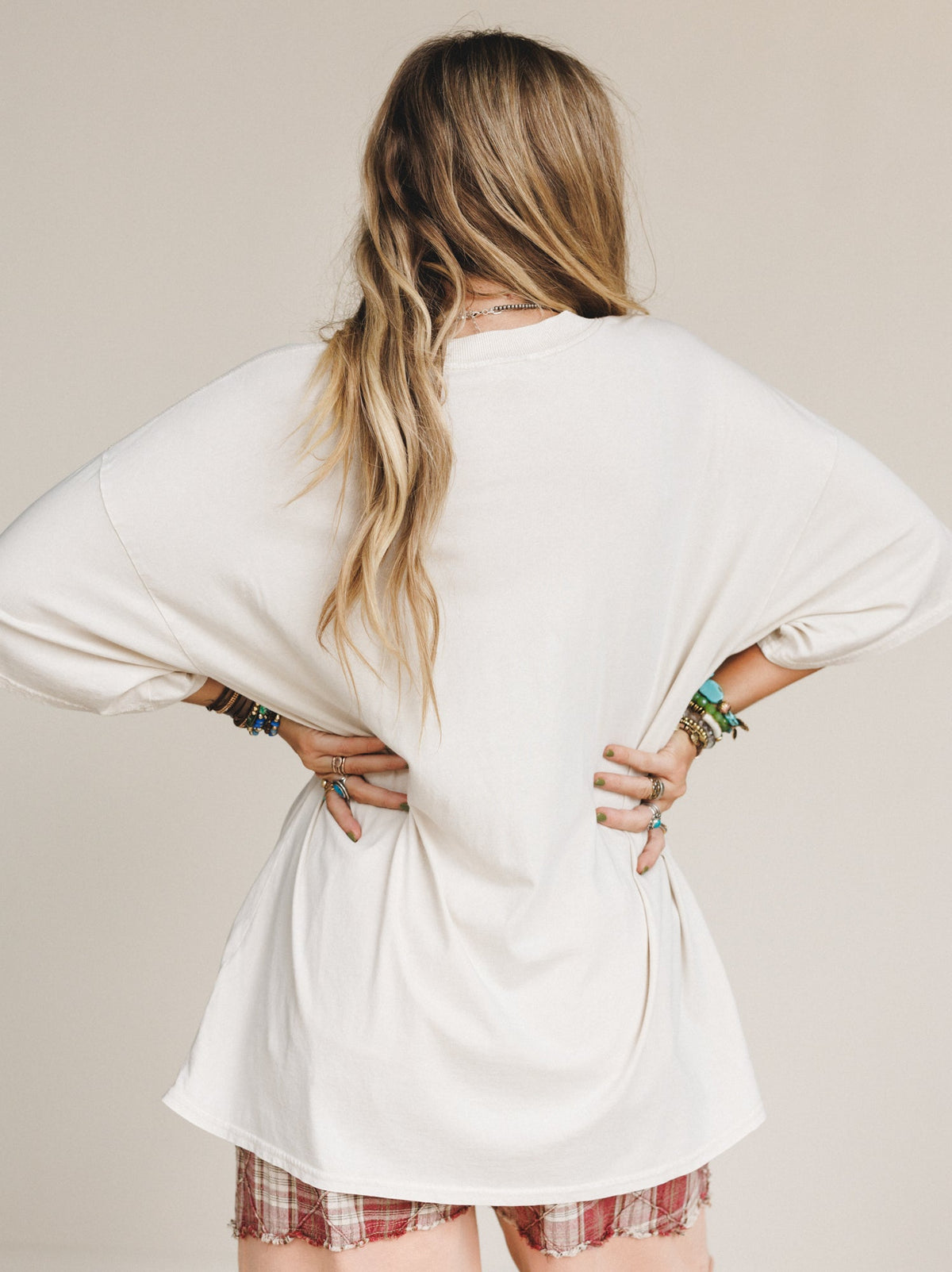 Winged Bloom Top - Beige