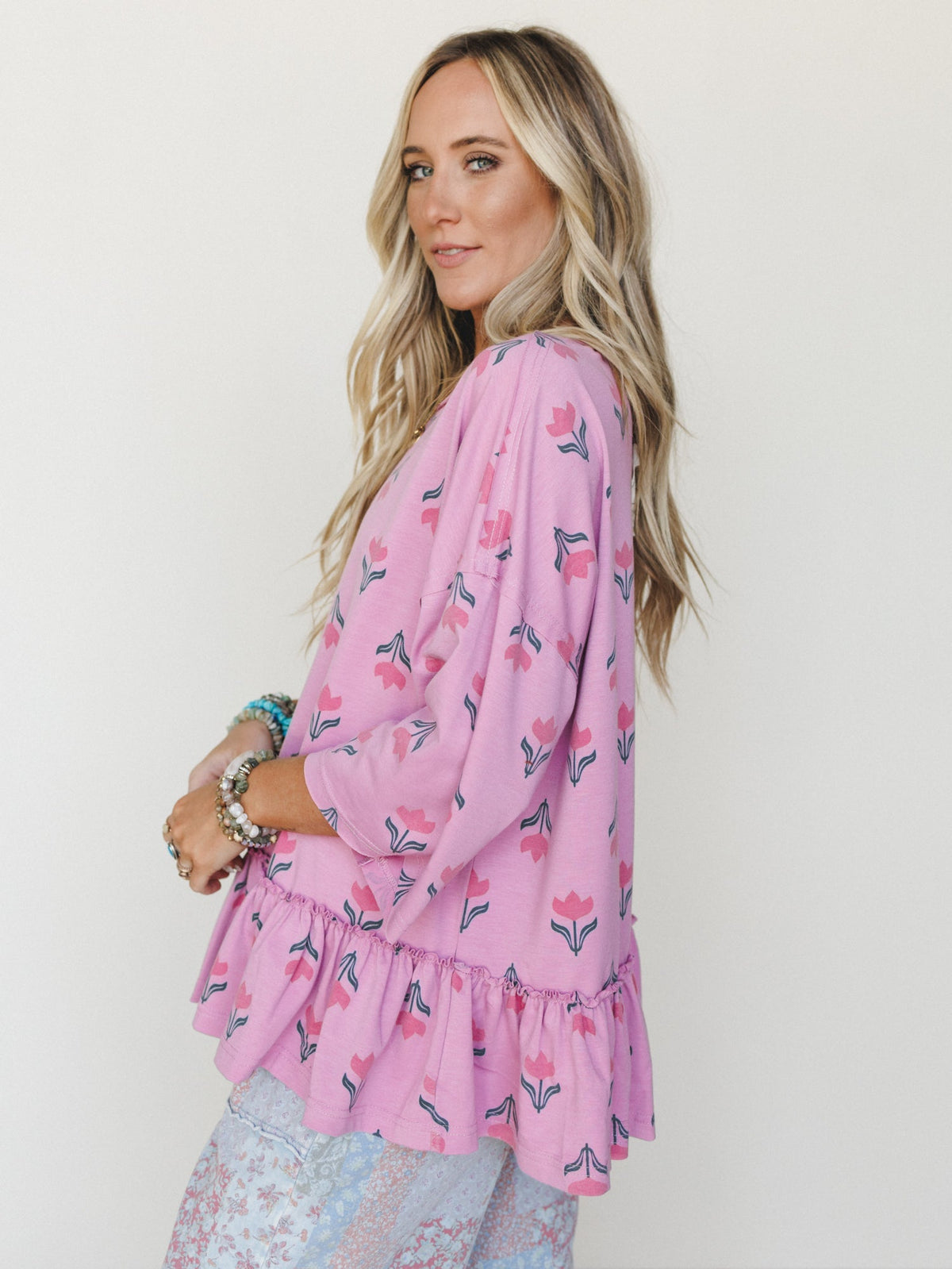 Little Moments Tee - Dusty Rose