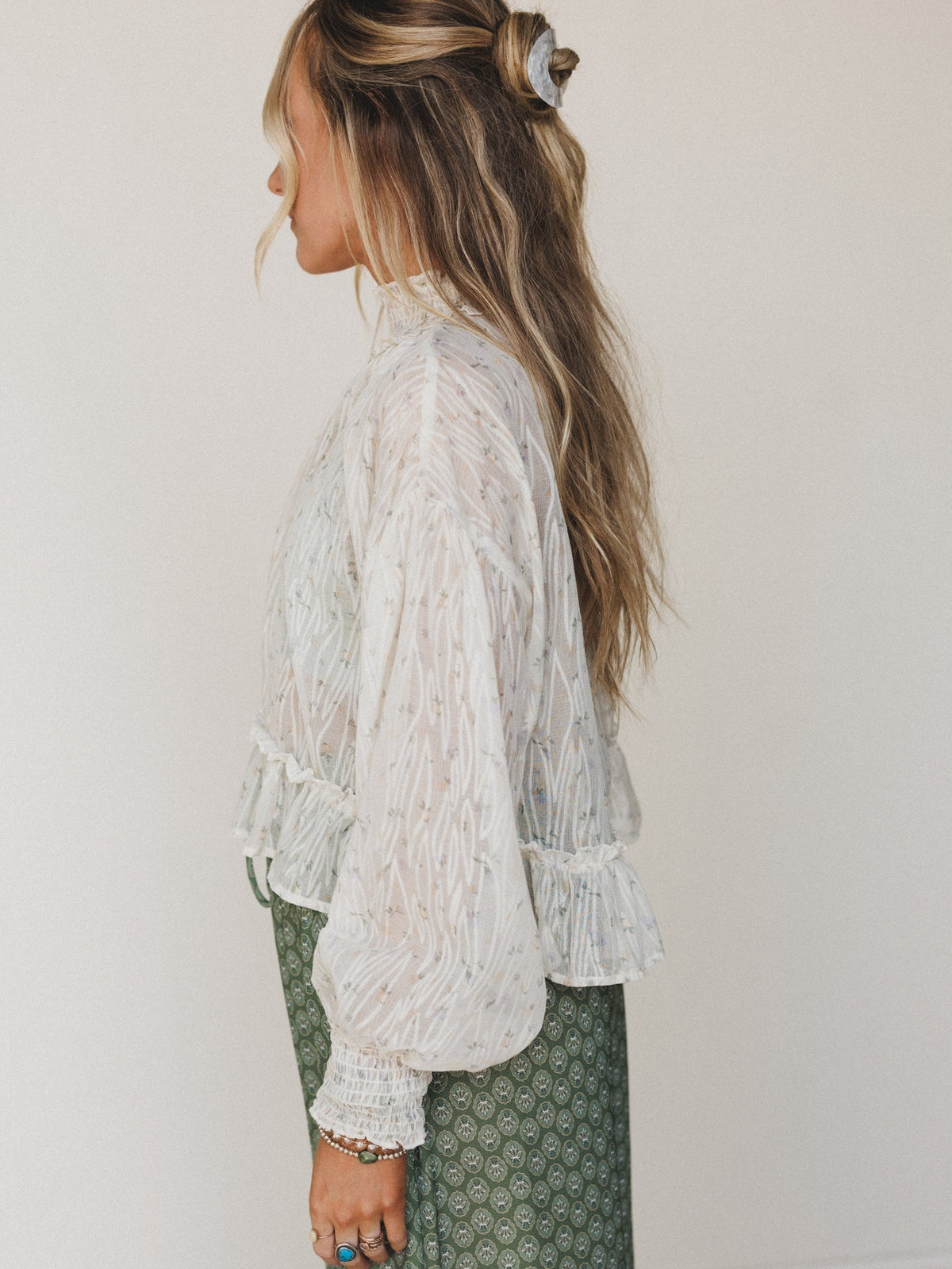 Time is Now Blouse - Cream