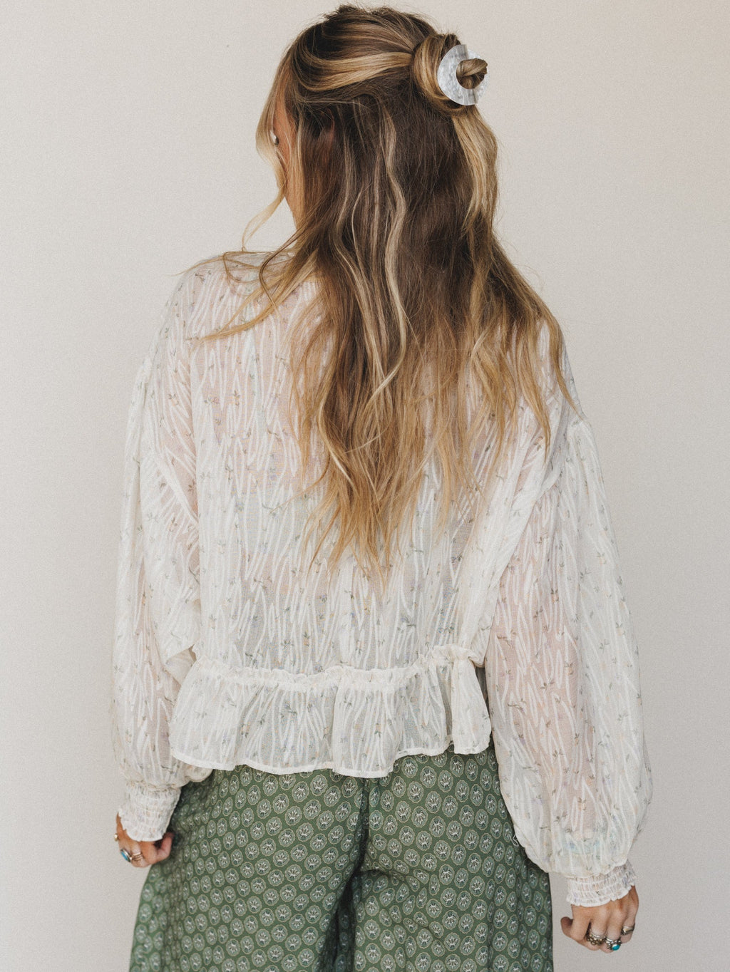 Time is Now Blouse - Cream