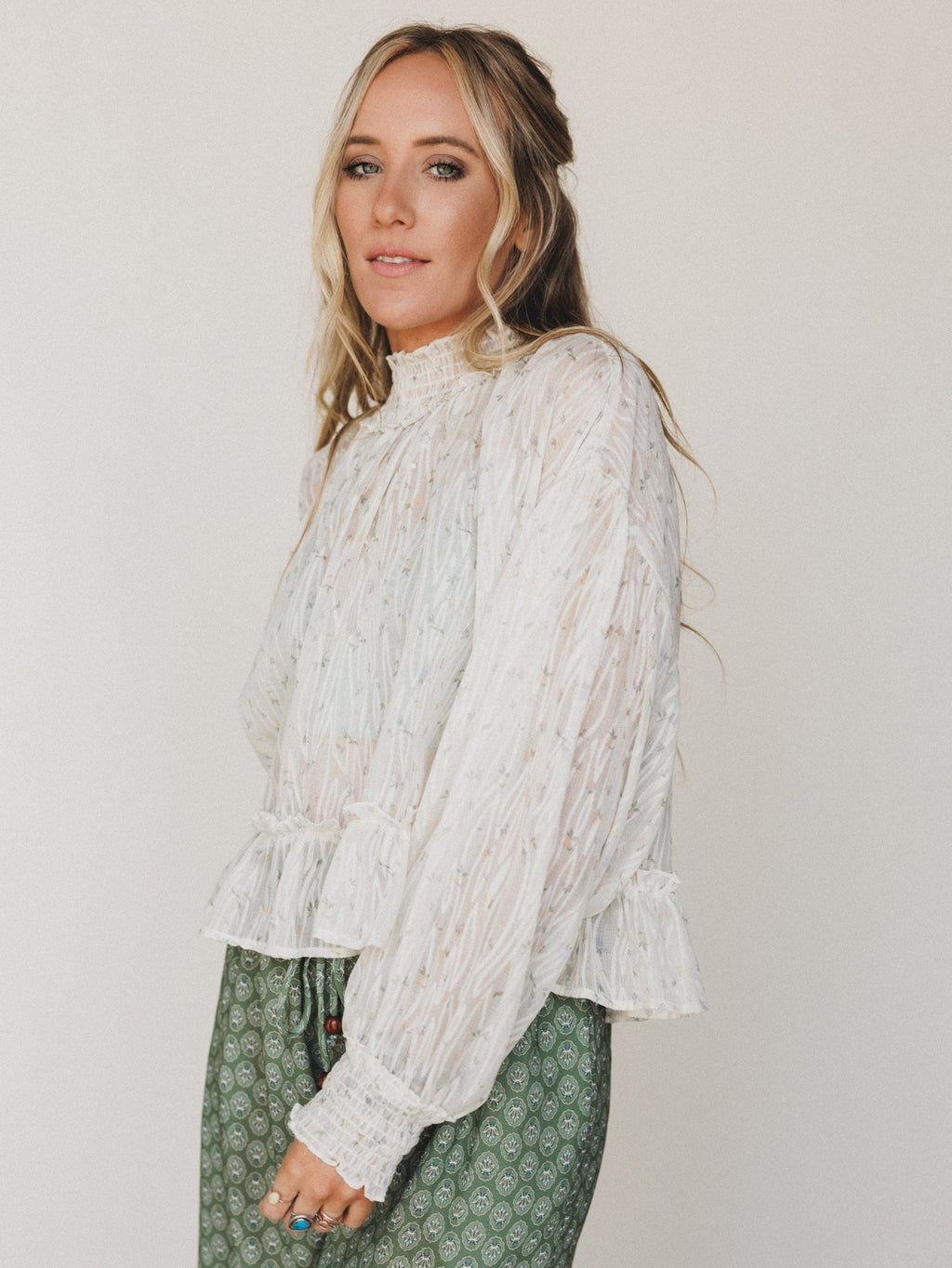 Time is Now Blouse - Cream