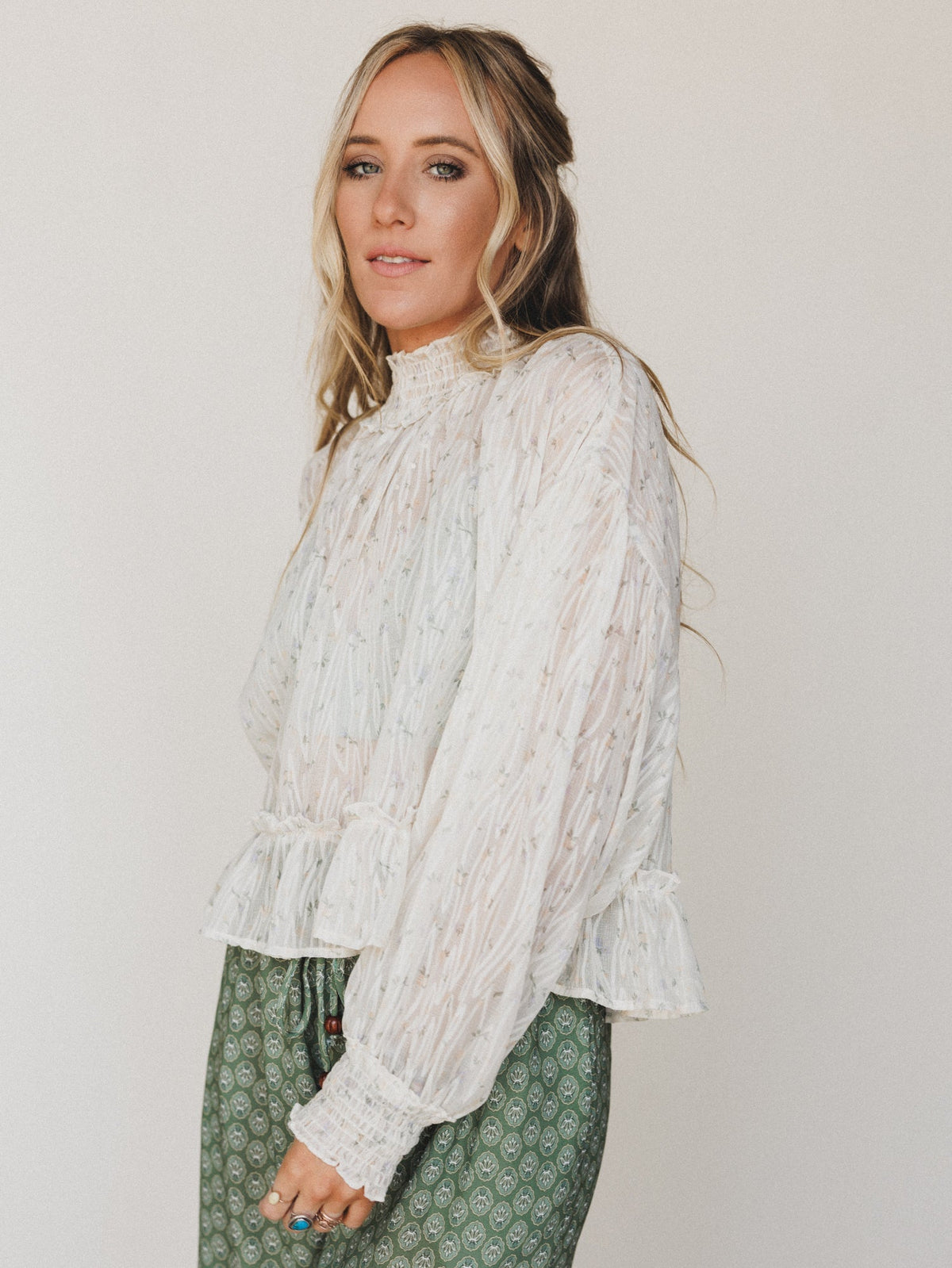 Time is Now Blouse - Cream