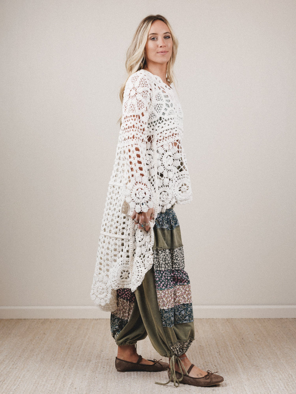 Maysa Crochet Top - Cream