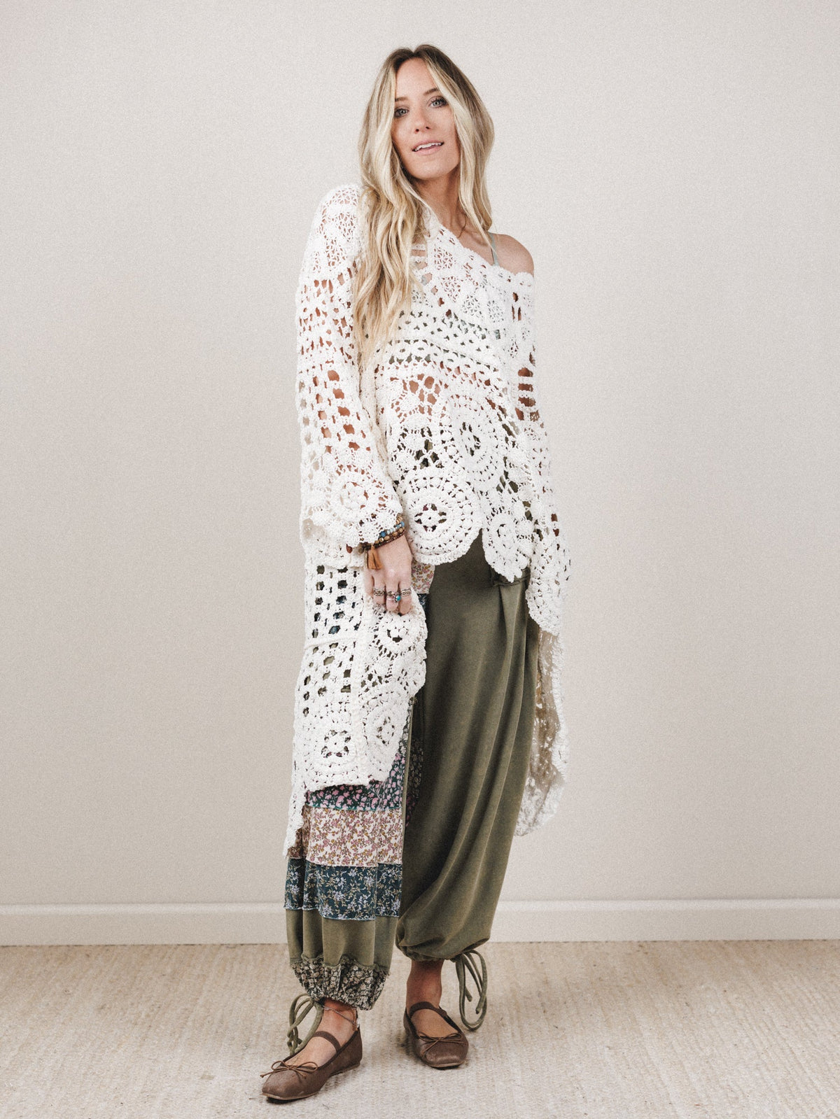 Maysa Crochet Top - Cream