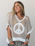 Peace Oasis Top - Beige Cream