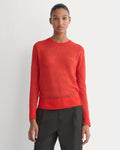 The Air Alpaca? Relaxed Crew Top | Fiery Red