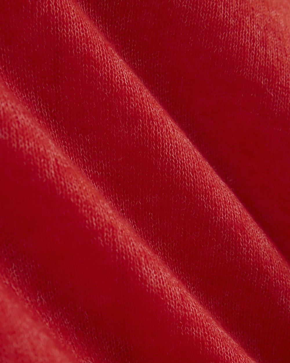 The Air Alpaca? Relaxed Crew Top | Fiery Red