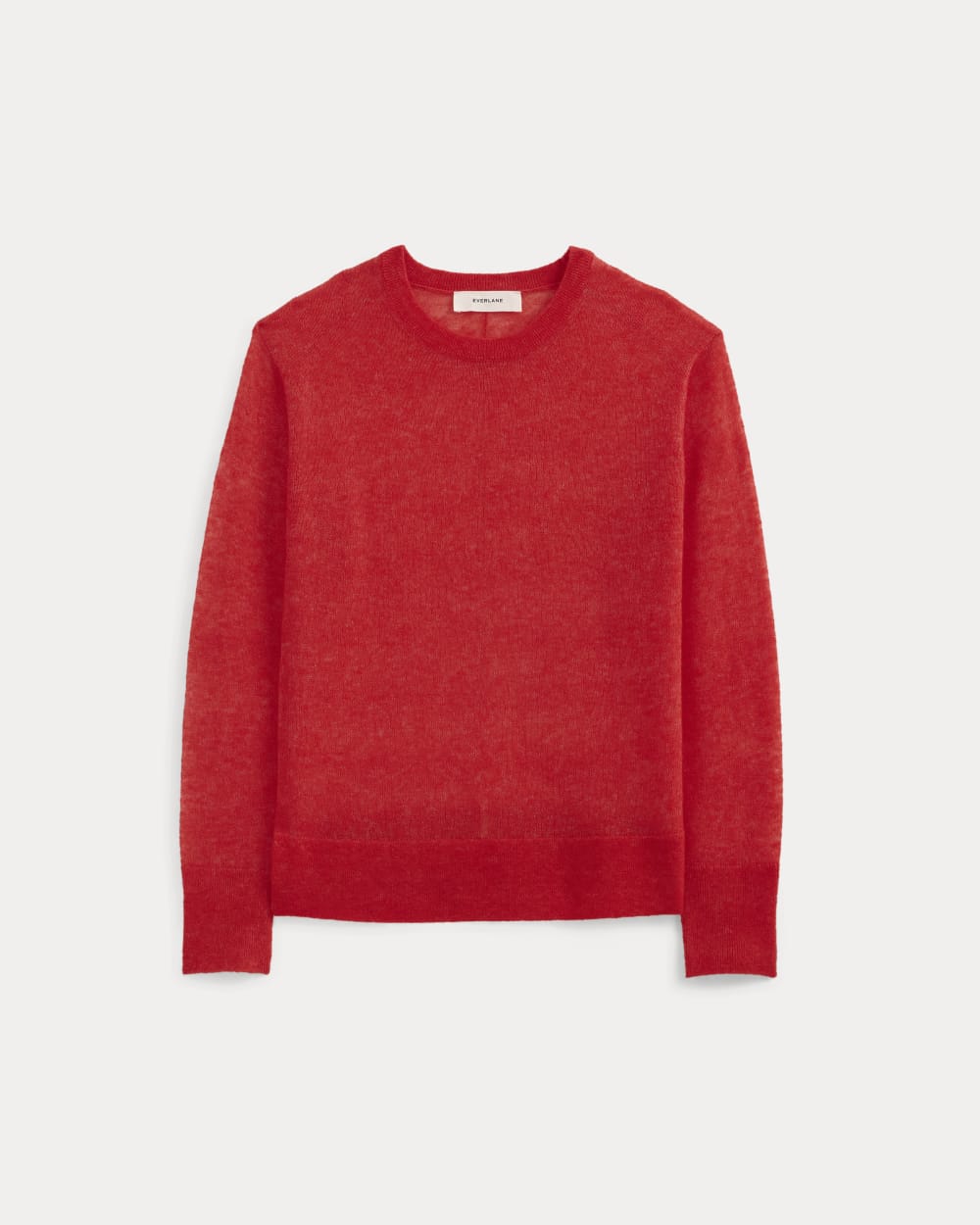 The Air Alpaca? Relaxed Crew Top | Fiery Red