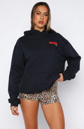11th Street She's So Lucky Oversized Hoodie Blueberry Twist