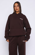 Verano Sixteen Lilia Oversized Hoodie Chocolate